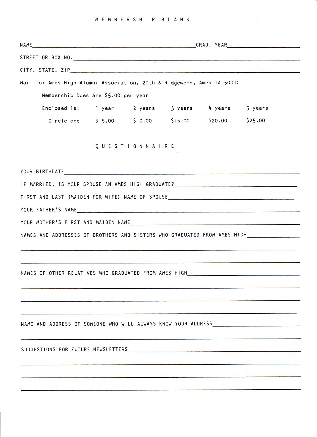1991 page 9 Ames High School Alumni Assoc. spring-summer newsletter volume 2 issue 2